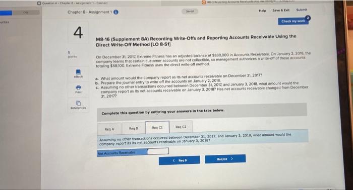 req c1 Chapter 8. Assignment Sum us Check my were 4 M8-16