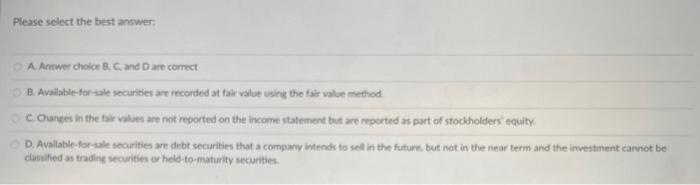  Please select the best answer A Answer choice B. Cand are