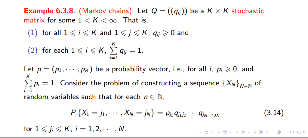 measurable spaces. Let u be a prob- ability measure on (S1, Si)