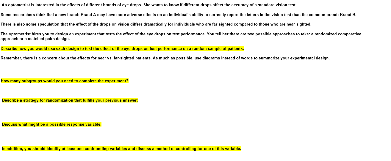 Hello I really need help with the highlighted portion of this assignment