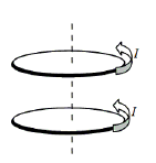 In a lab, runs a current through two loops as shown below.
