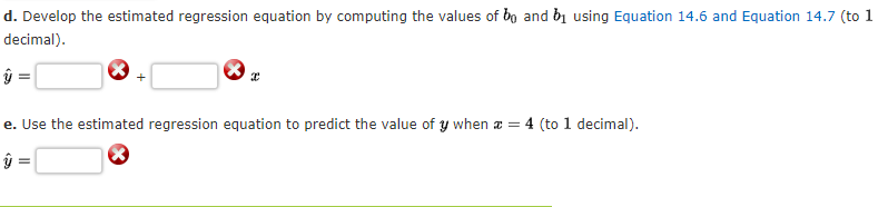 3 4 5 Vi 4 6 7 10 13d. Develop the estimated