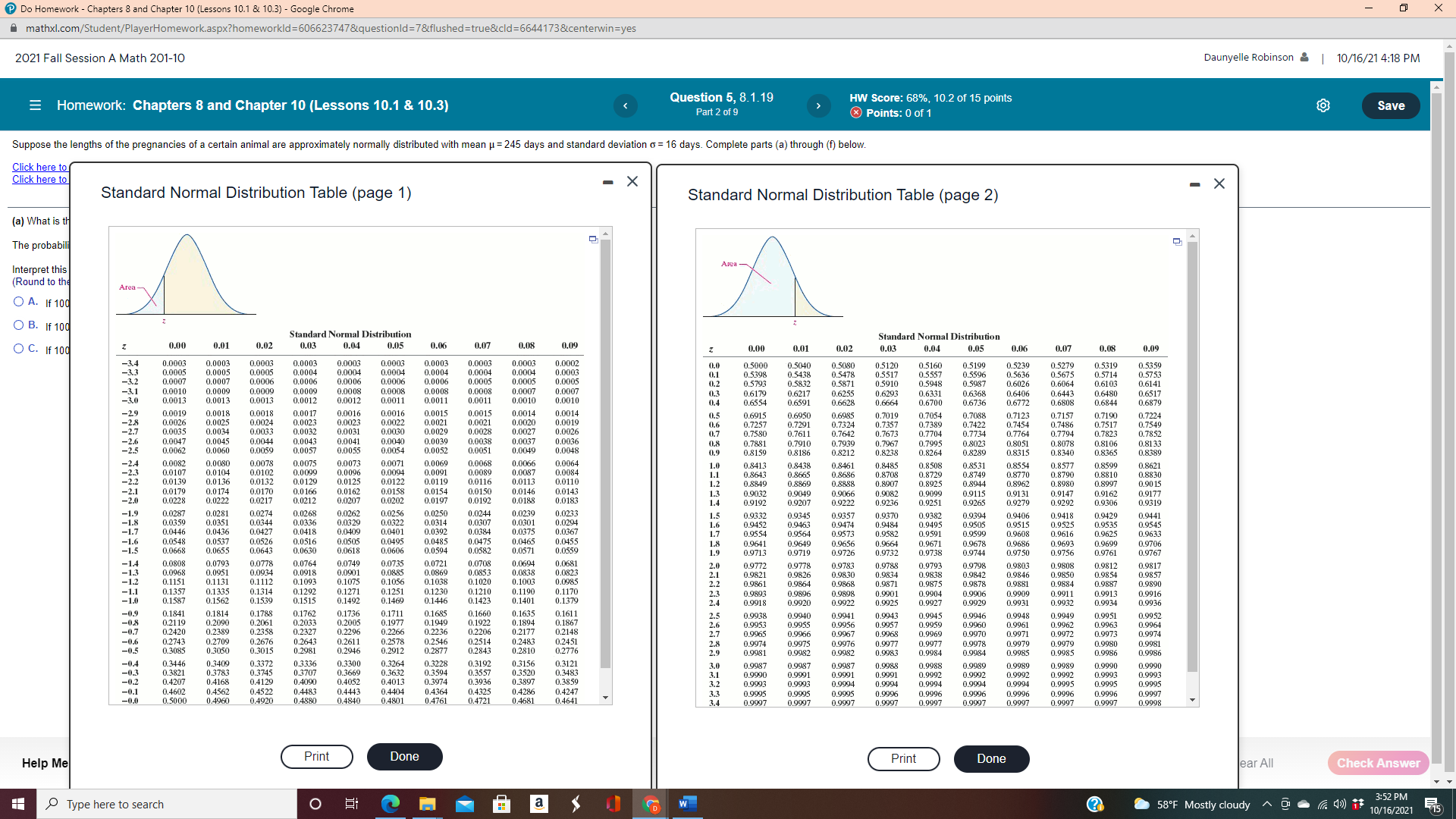 10.3) - Google Chrome - X mathxl.com/Student/PlayerHomework.aspx?homeworkld=606623747&questionld=2&flushed=false&cld=66441738centerwin=yes 2021 Fall Session A Math