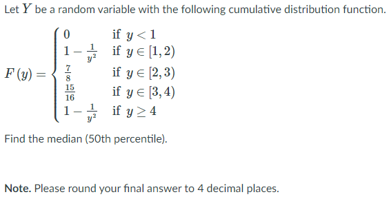 This is a probability distribution question involving the probability distribution for a