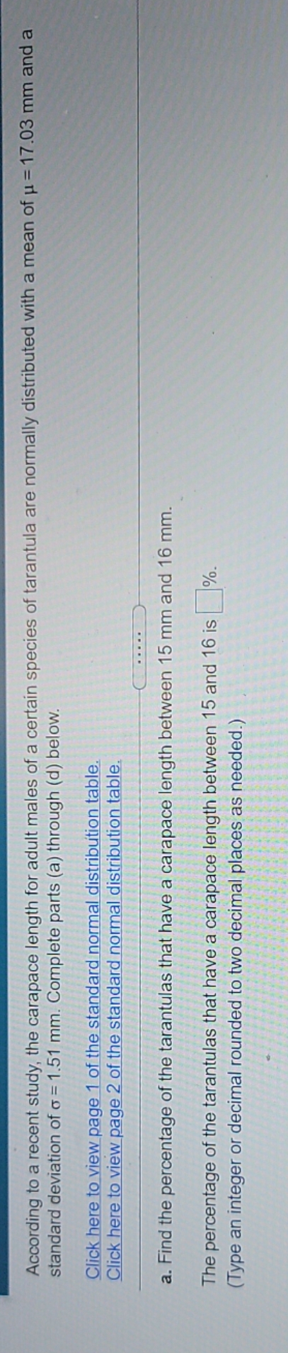 table is standard z table According to a recent study, the carapace