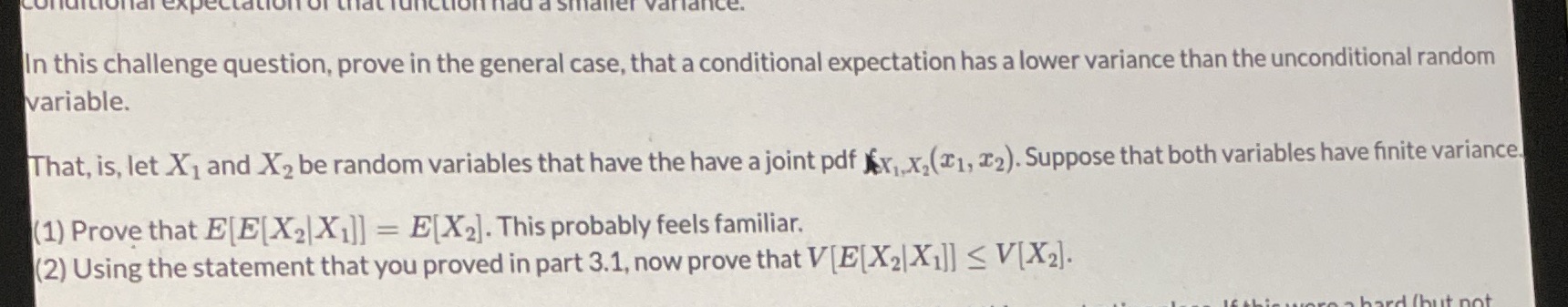 I'm trying to conceptually understand questions 1 and 2. Basically it asks