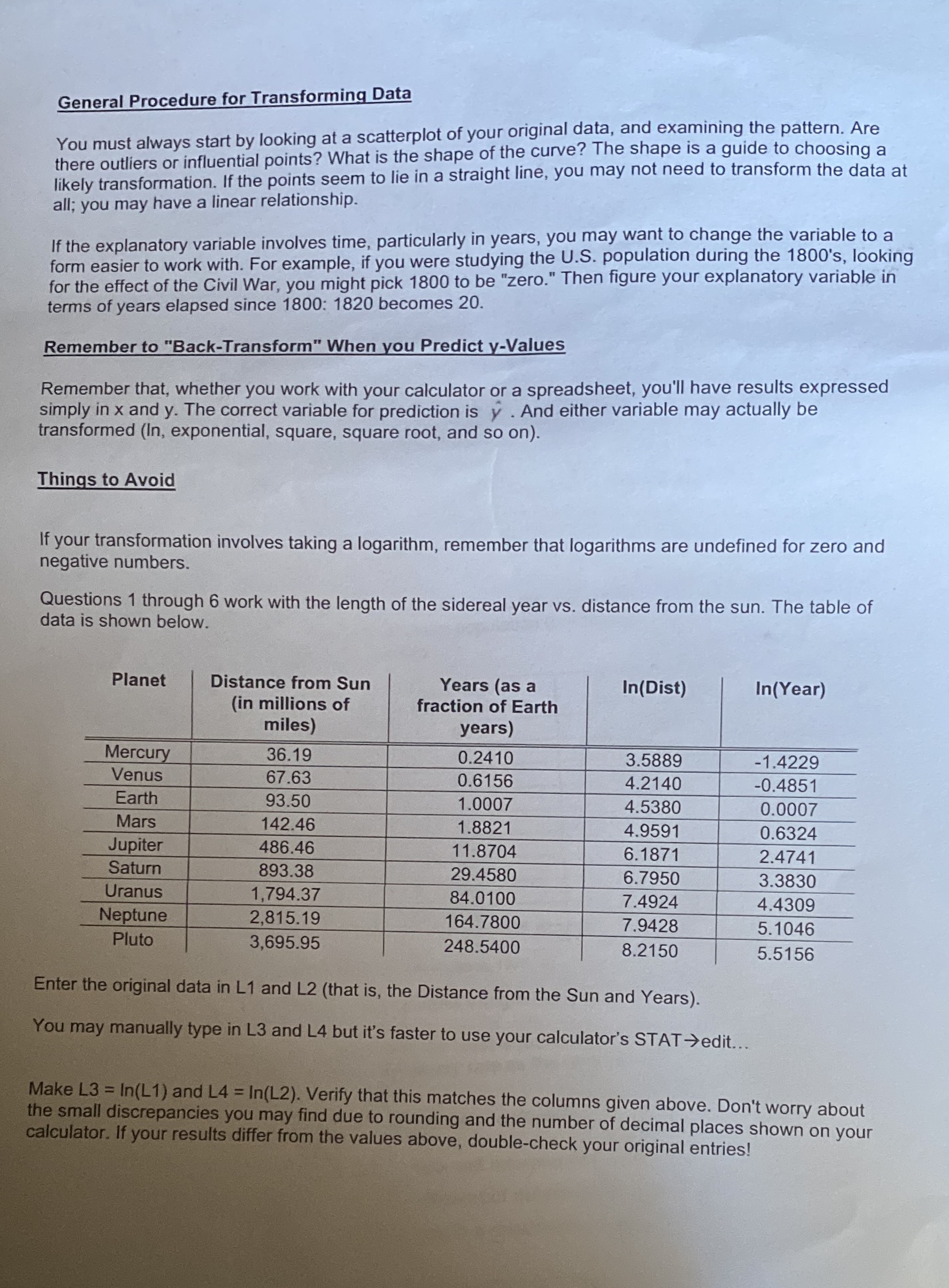 1 3.3 Practice 7 4. Below is some hypothetical data that shows