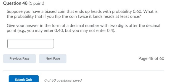 Please provide solution asap to get a upvote Question 48 (1 point)