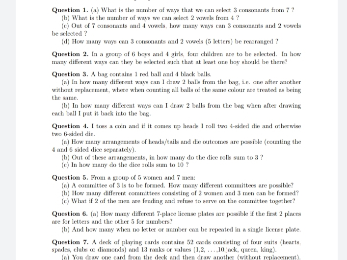 .. Mq1 please help Question 1. (a) What is the number of