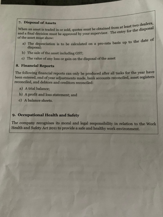 as a sole trader using an accrual accounting system. John Franklin is