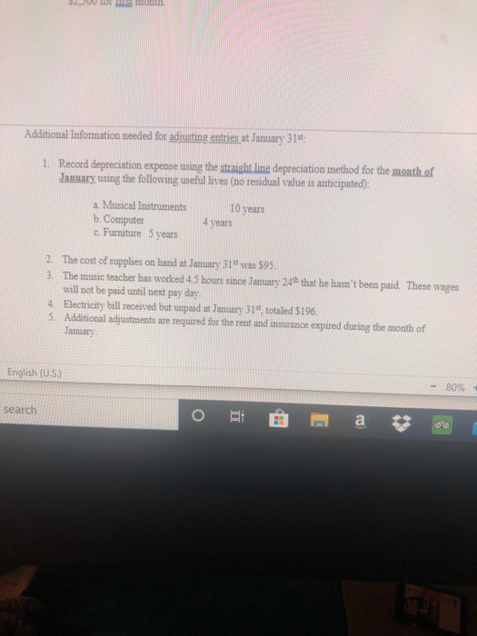 Comprehensive Problem The comprehensive problem provides an illustration of the basic accounting