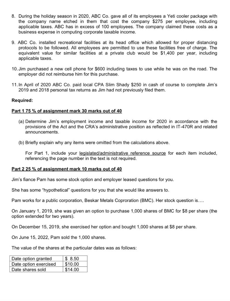 a Canadian public corporation incorporated in Ontario in 2014. ABC sells office