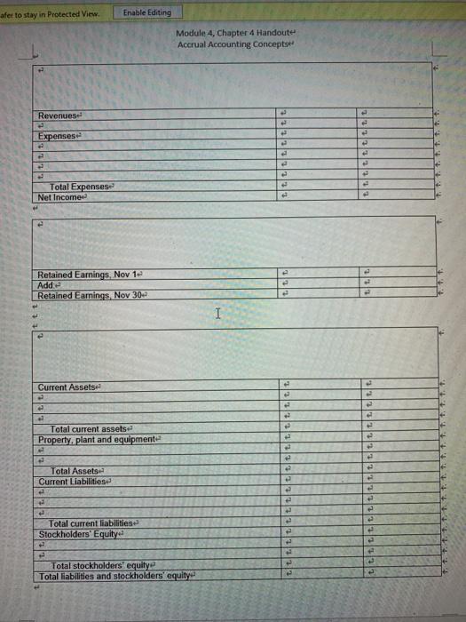 September 2022. It prepares financial statements at the end of each month.