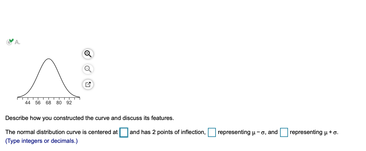 < O) 1 of the standard normal table. 2 of the standard