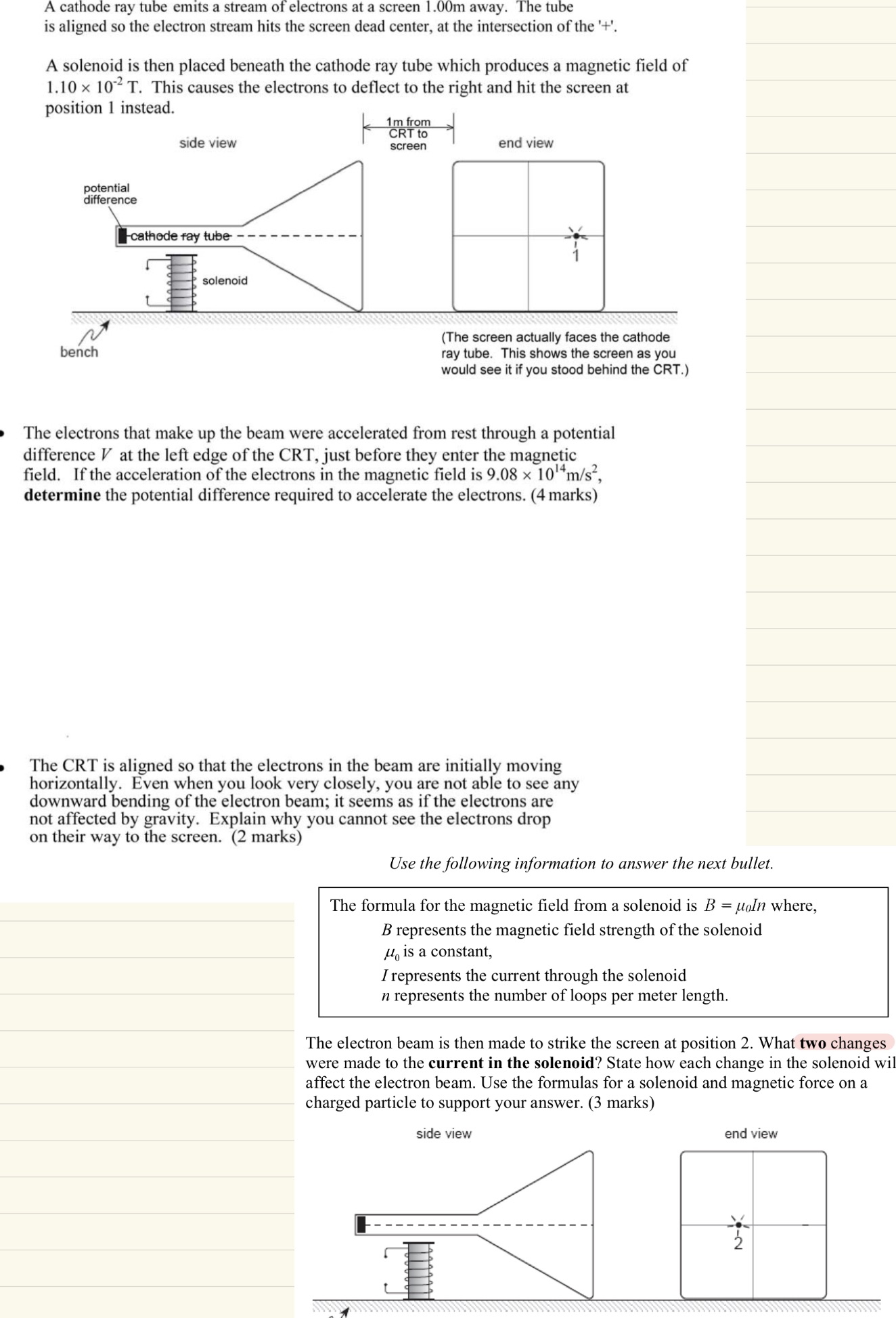 Physics 30. It would be awesome if you explain with images esp.