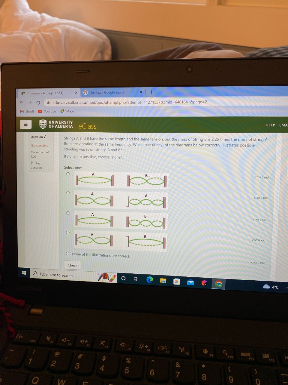  G sine law - Google Search X + e Homework 6