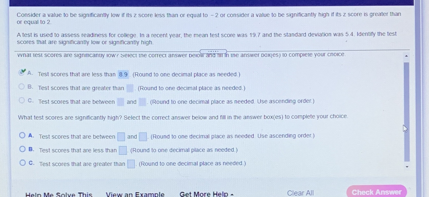 Math 251 900 Need help with the second part of the question