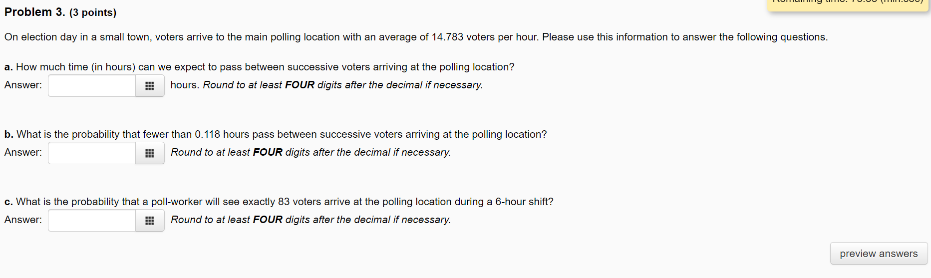  ..-............=, ........ u...\" \\.......m.-, | Problem 3. (3 points) On election