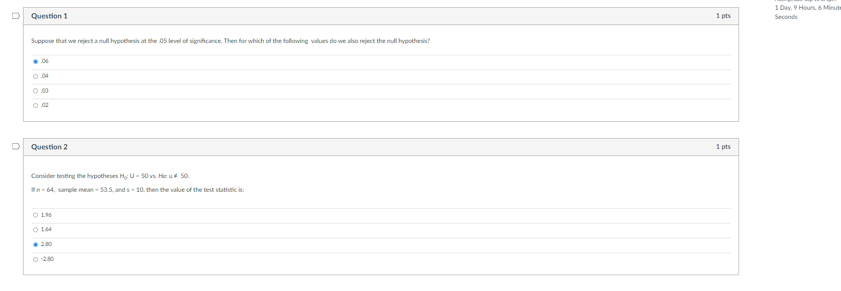 whatever level of significance the test was conducted. O there is enough