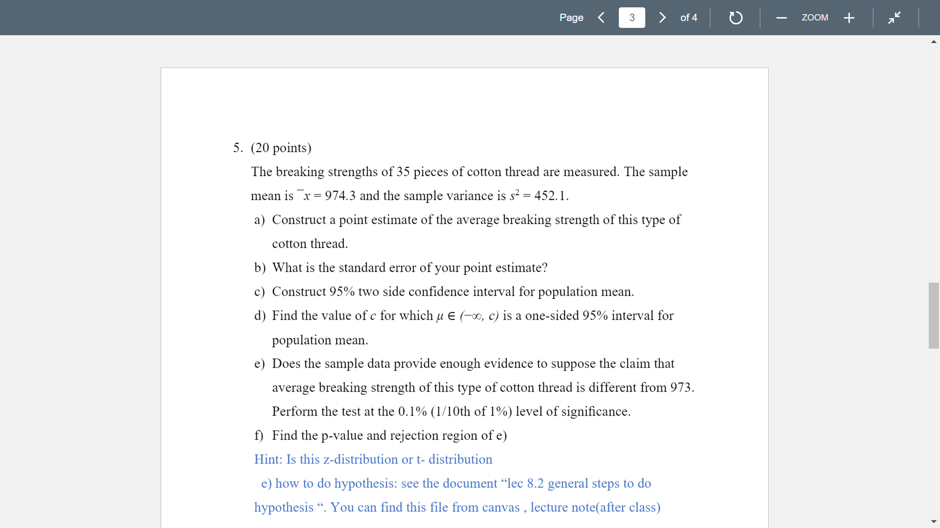 X3, ...,Xn be a random sample that have exponential distribution with parameter
