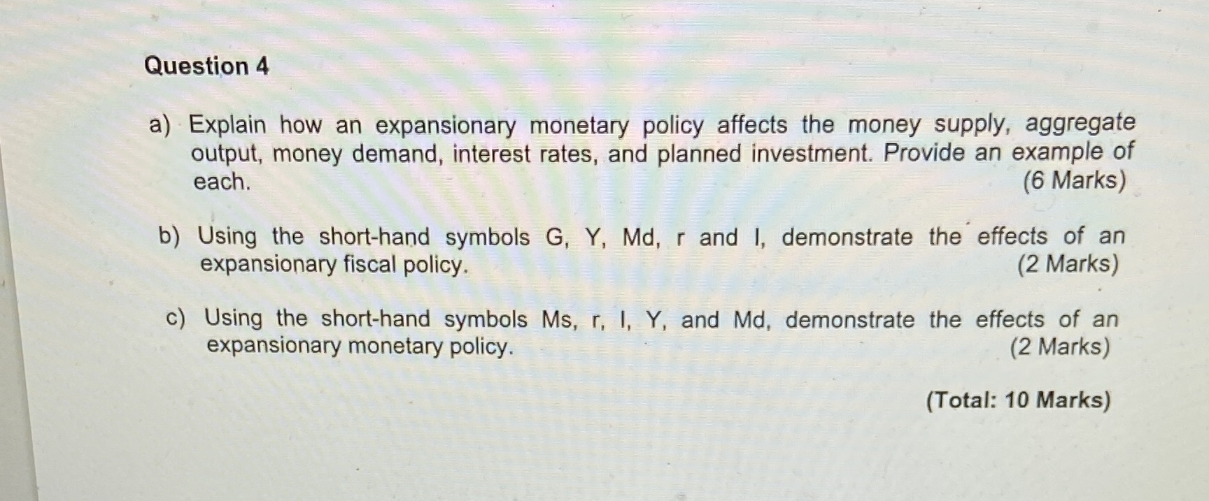 Hi, please help with this questions below. I will need an answer