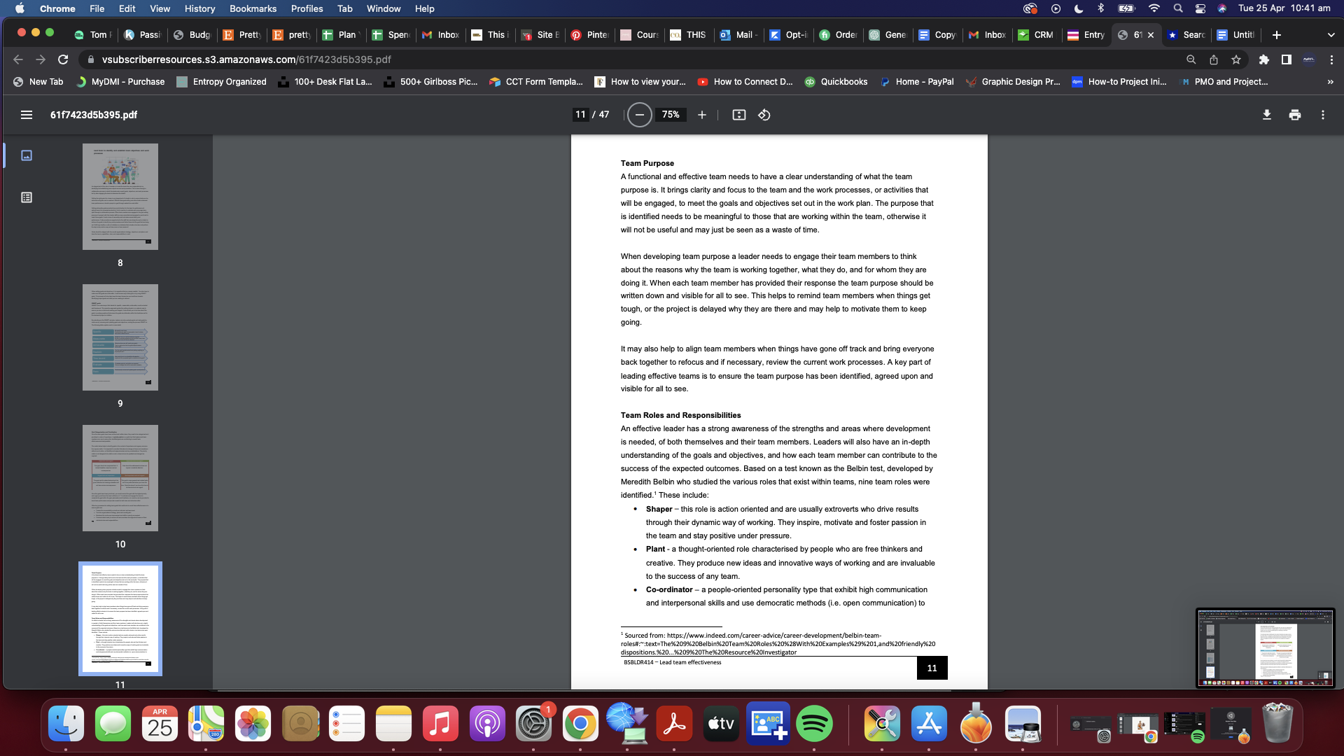 Tue 25 Apr 10:41 am Tom F K Passi