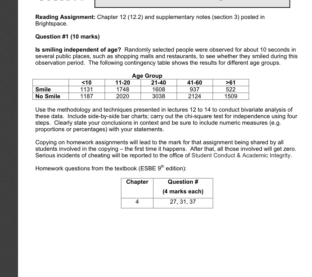  Reading Assignment: Chapter 12 (12.2) and supplementary notes (section 3) posted