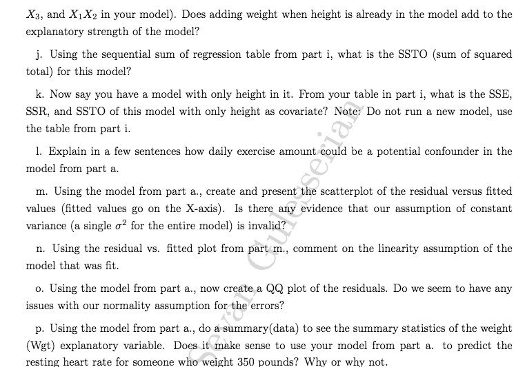  X3, and X1X2 in your model). Does adding weight when height