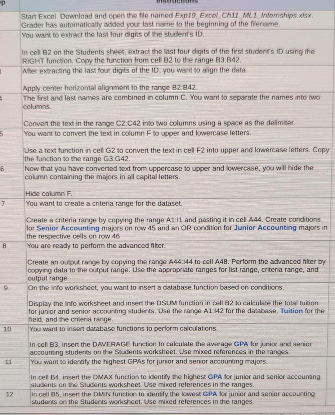  please solve this is excel ep Start Excel. Download and open