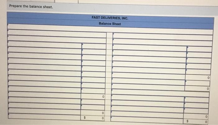 payable in two years. A delivery van is purchased using cash. Including