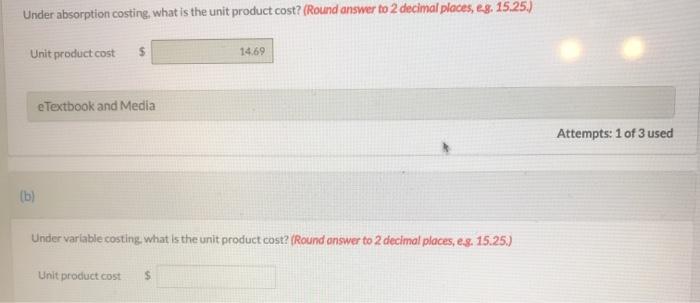 Sales price Direct materials used Direct labor Manufacturing overhead Selling and administrative