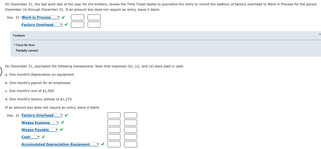 knitting supervisor). All wages are paid in cash at the end of