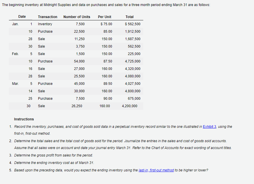 21 Purchase 17 units at $34 Nov. 23 Purchase 5 units at
