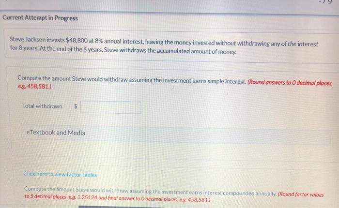  answer all will like and thumbs up Current Attempt in Progress