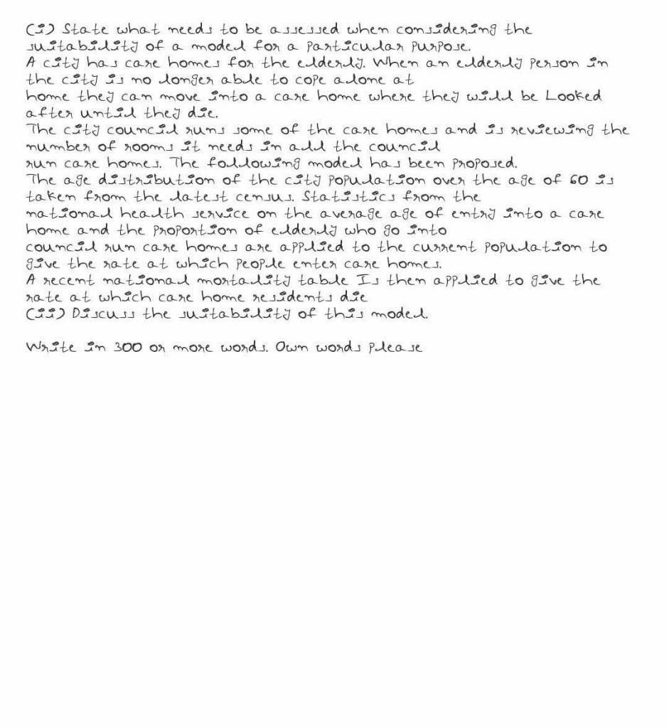 (2) State what needs to be assessed when considering the suitability