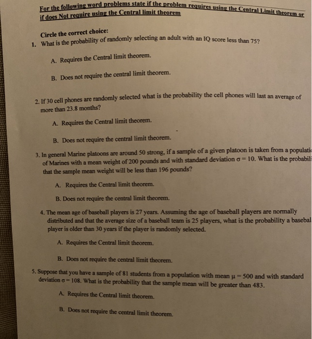 Write down the trnansition matrix For the following word problems state if