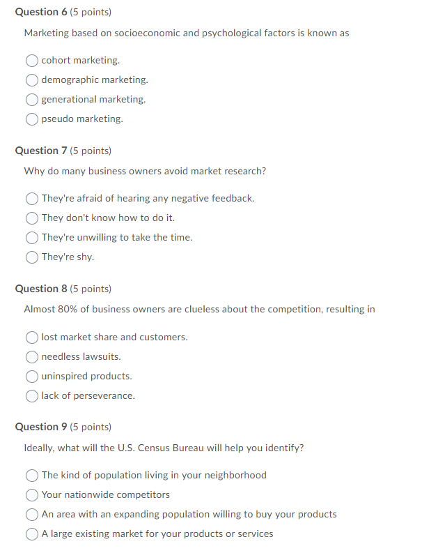 government agencies and the local chamber of commerce. What kind of research