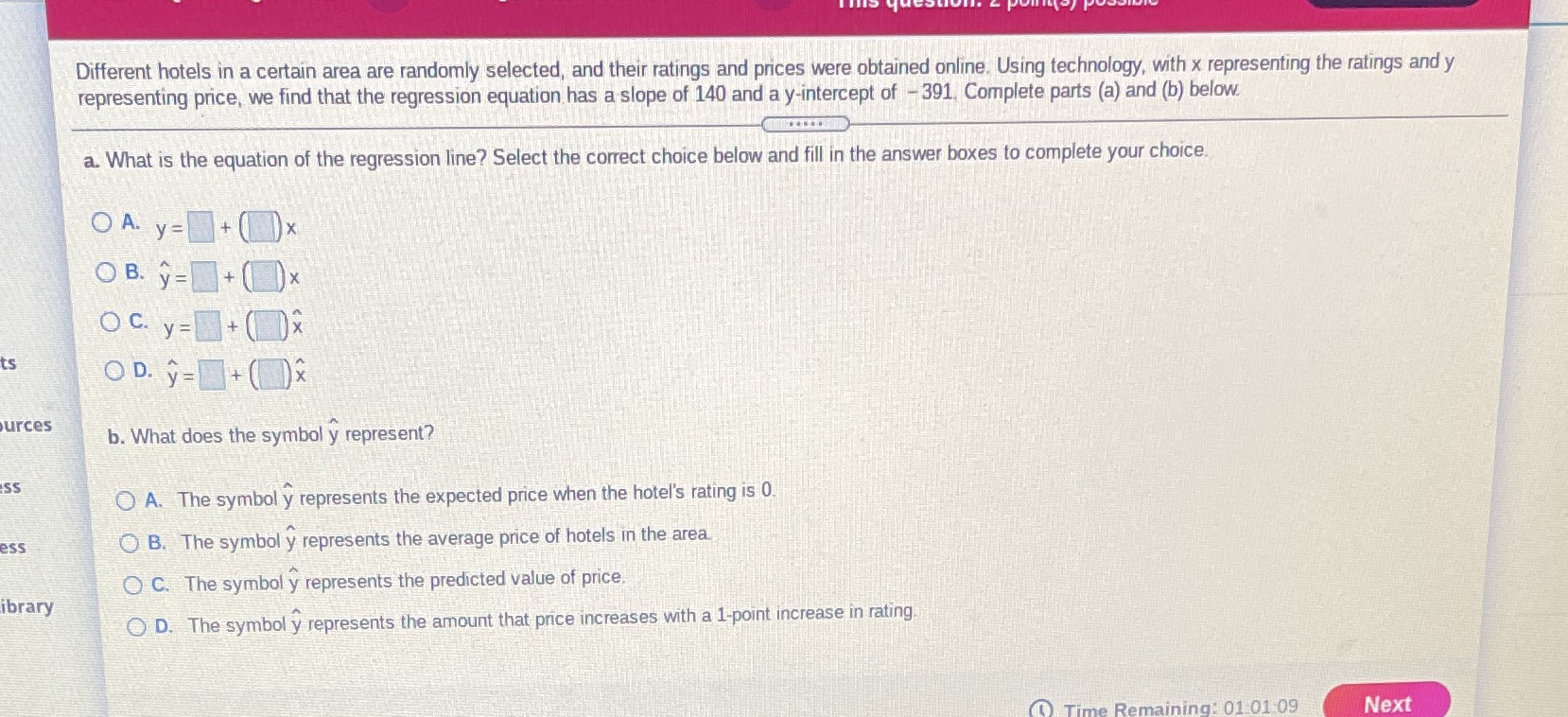 #6 Different hotels in a certain area are randomly selected, and their