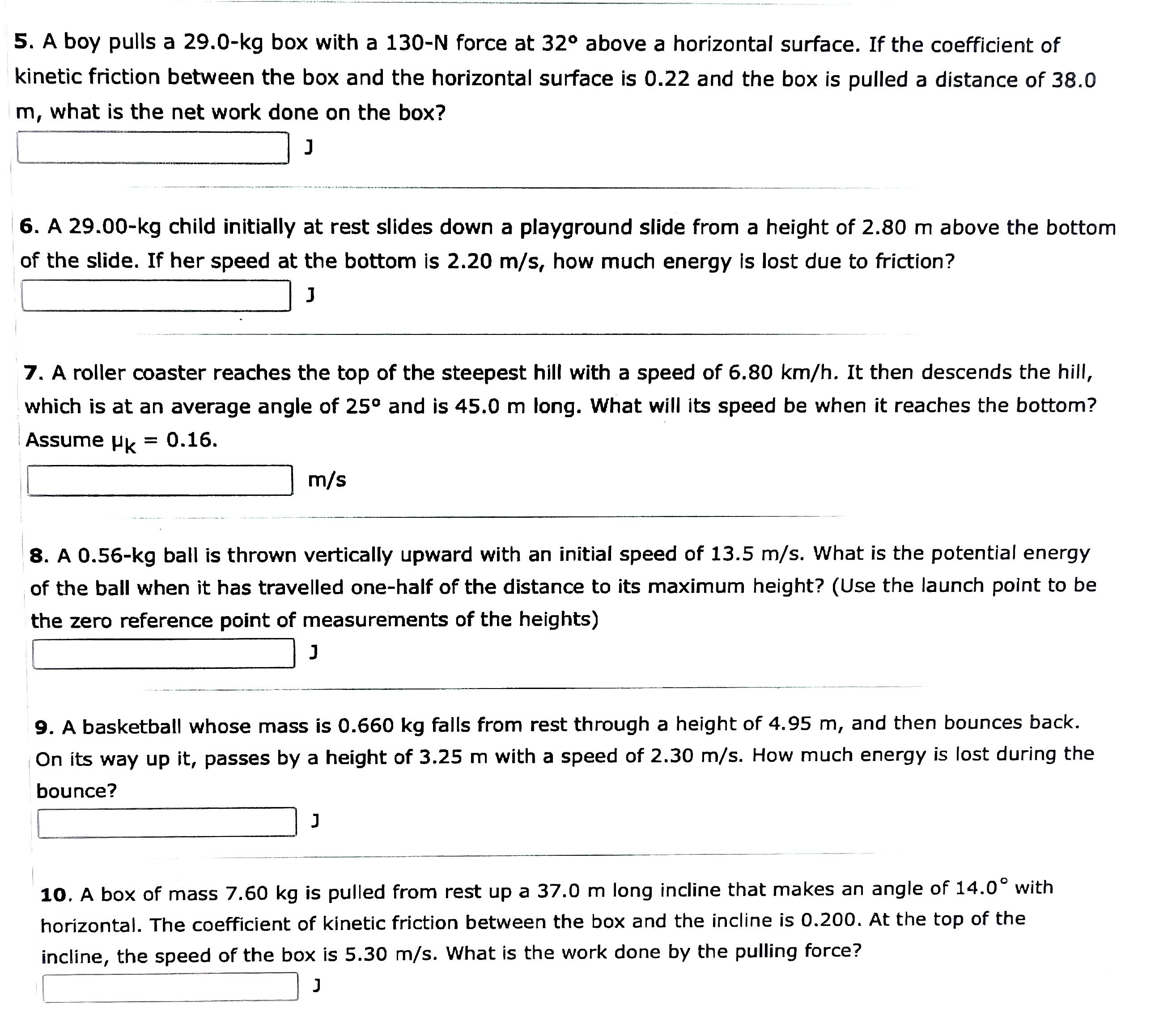 Thank you for the help. Please help solve asap 5. A boy
