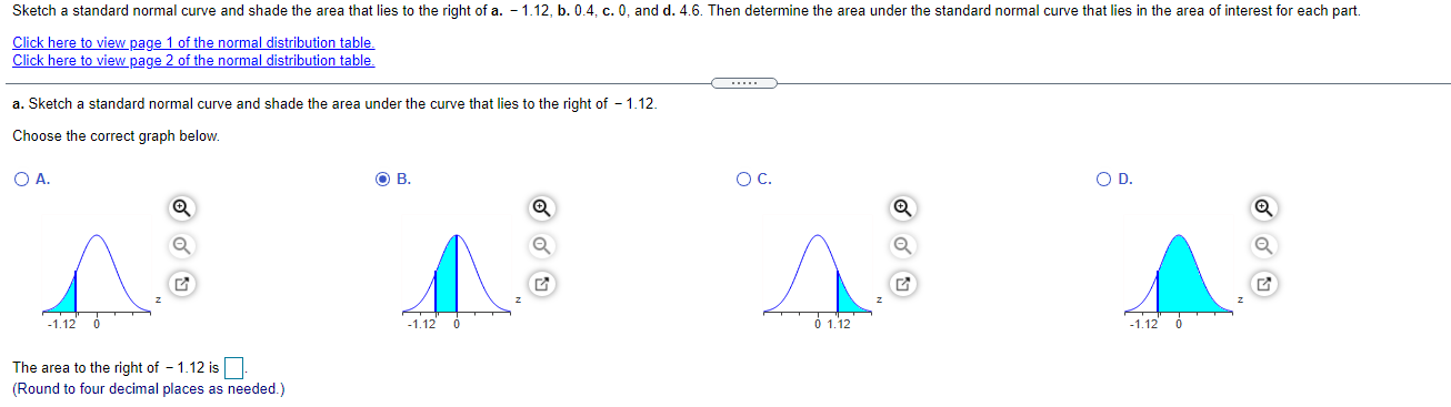 I need help finding A and double-checking my answers Sketch a standard