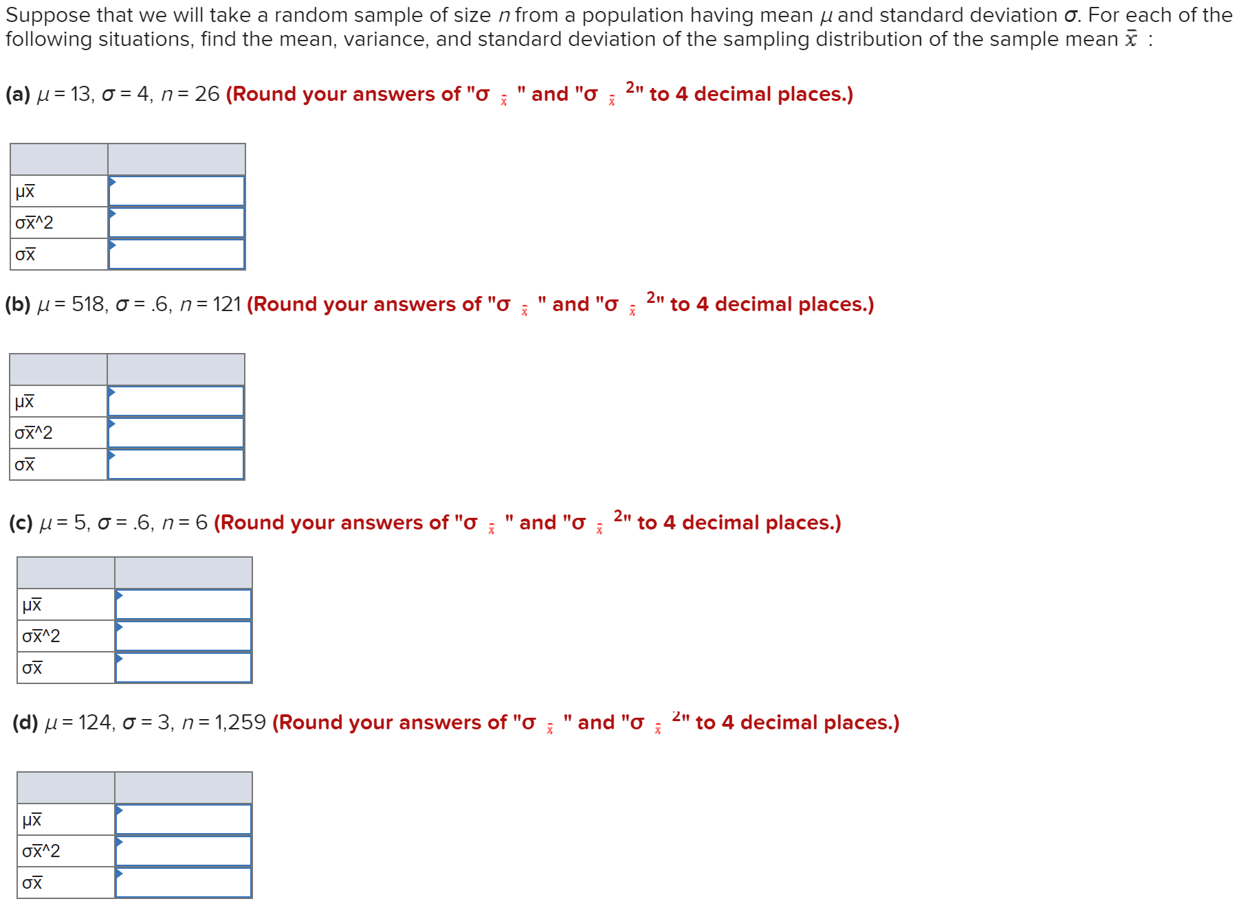Suppose that we will take a random sample of size n