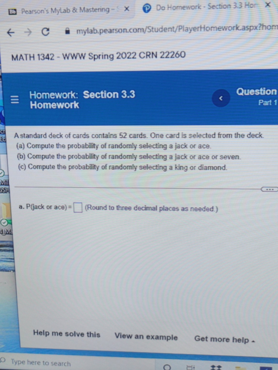 I need some help with this question Bb Pearson's Mylab & Mastering