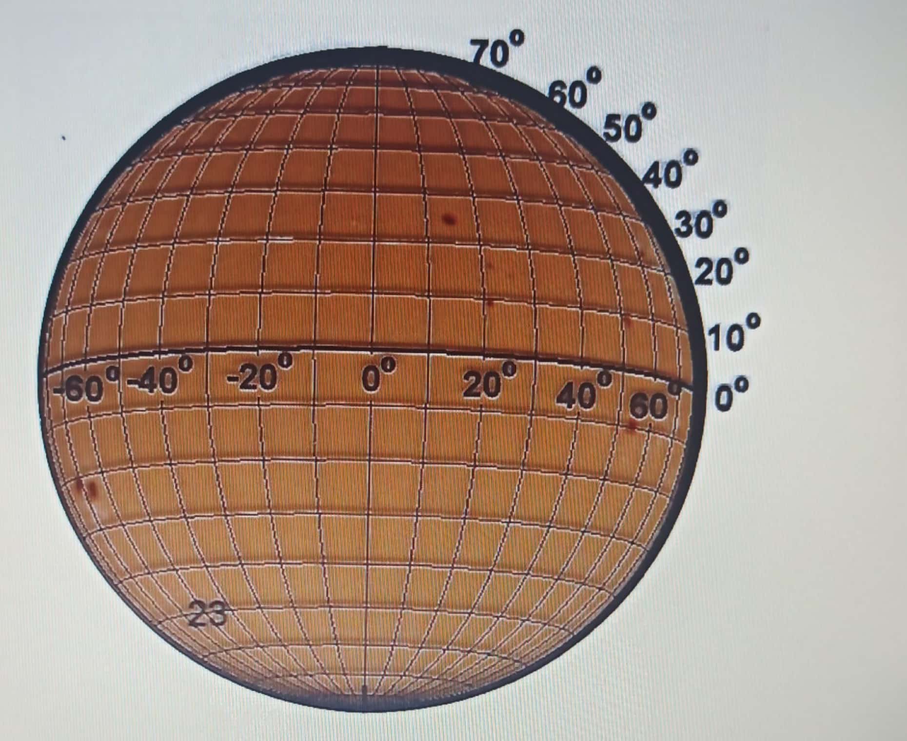 km per 50 mm, or 4 km/mm. If you measure something else