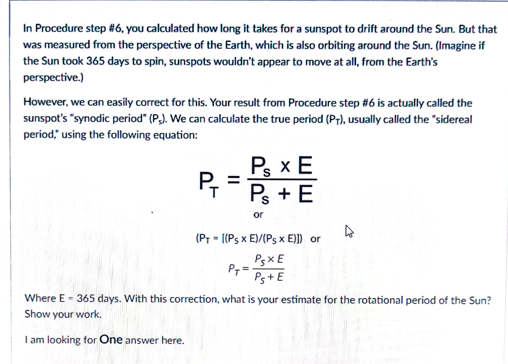 ind: Image number 5 has a sunspot circledthis will be our study