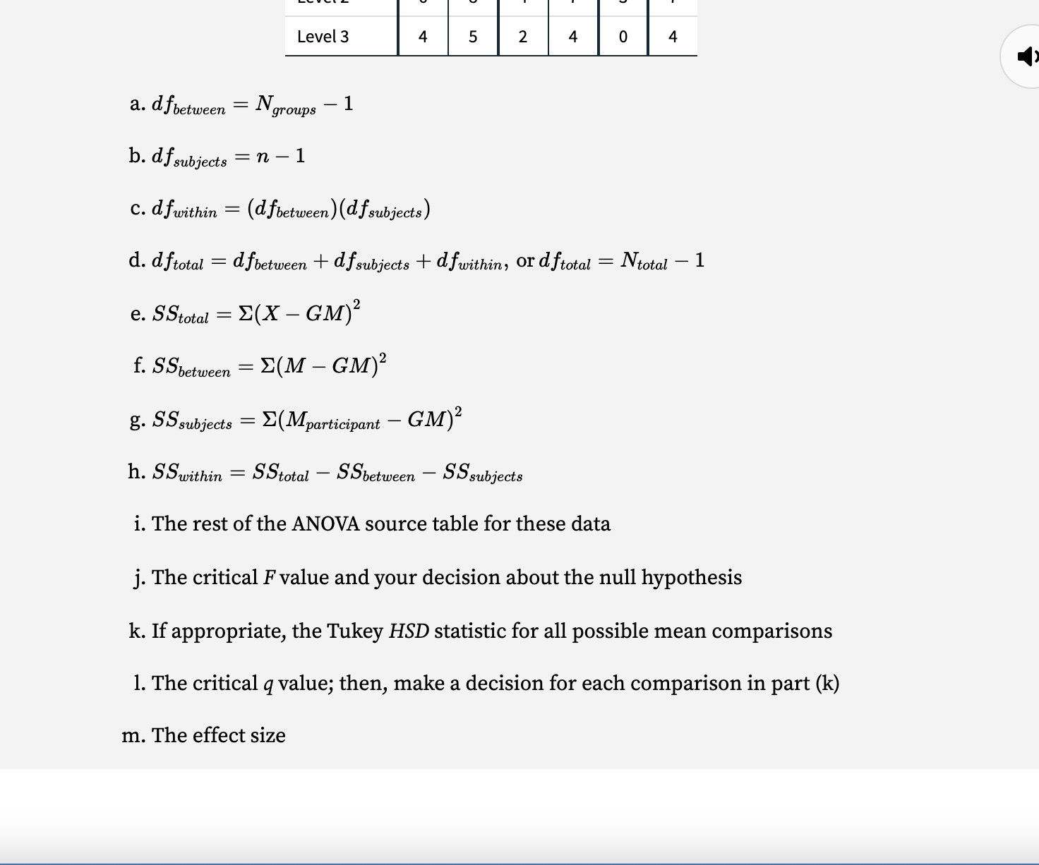 1 2 3 5 6 Level 1 5 6 3 2 5