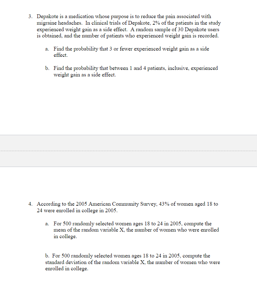 3. Depalcote is a medication whose purpose is to reduce the