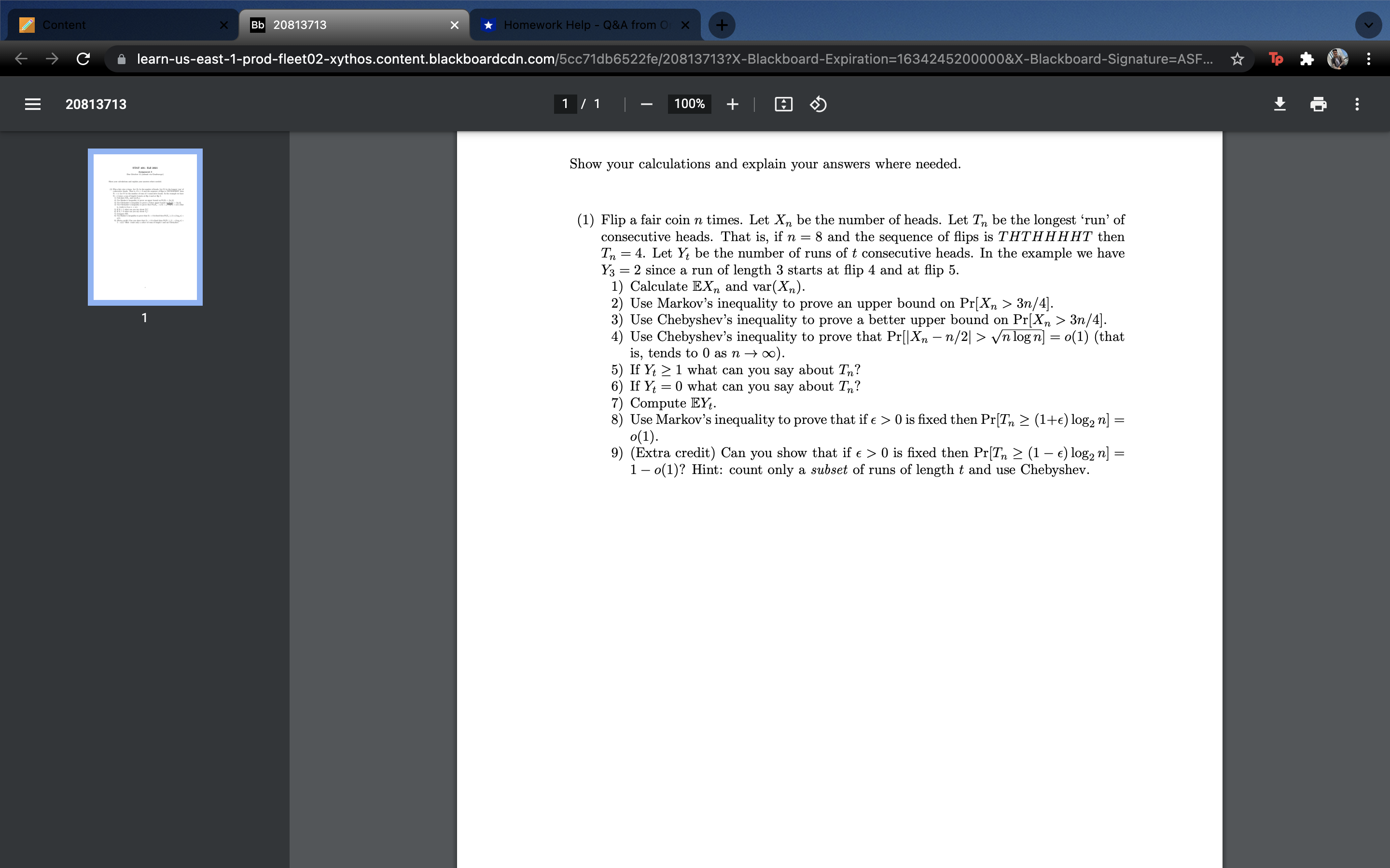  Content Bb 20813713 Homework Help - Q&A from Or X C