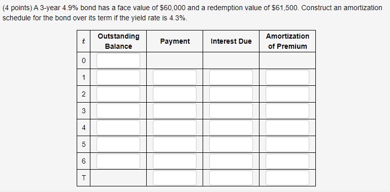 I need help with this question please :) (4 points) A 3-year