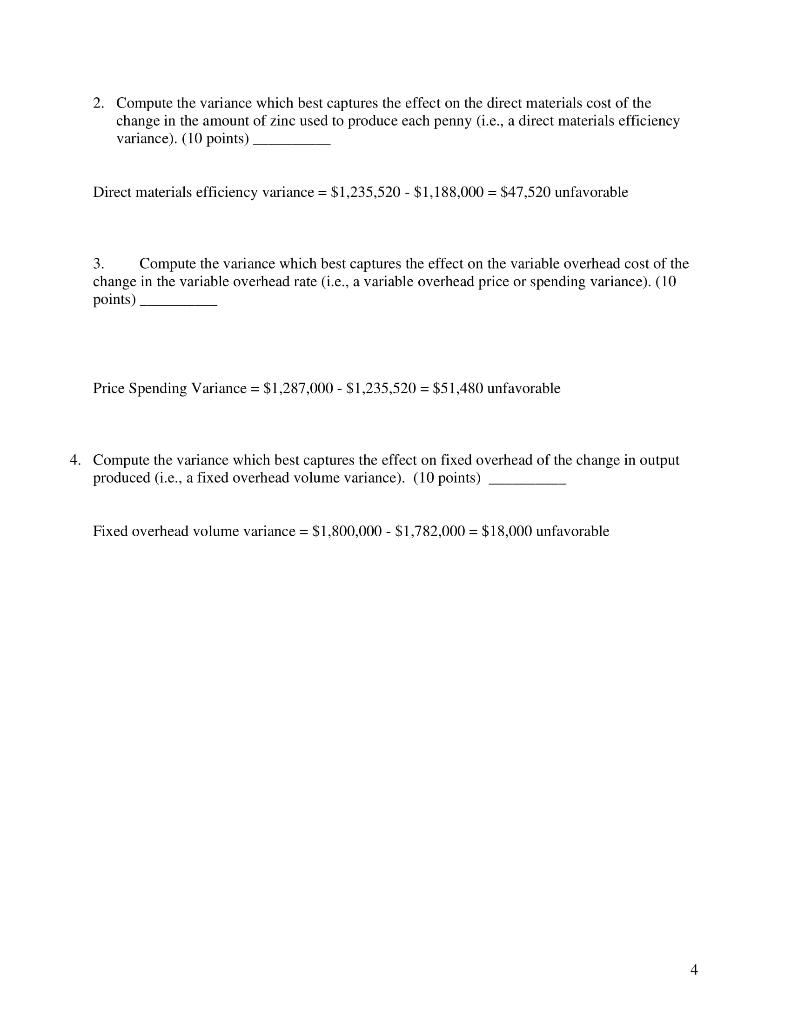 in parts 1-4 does NOT add up to the total over/under applied