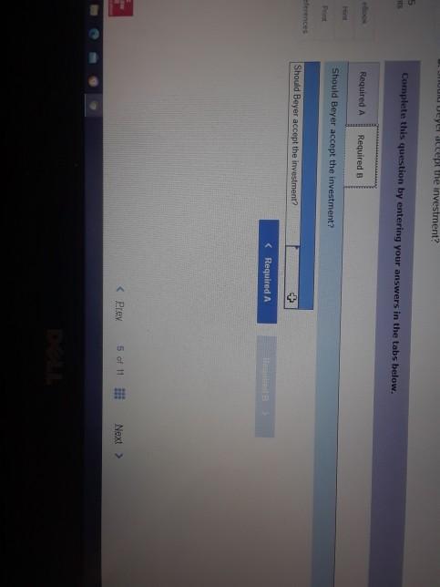 of an asset for $185,000 it is expected to produce the following